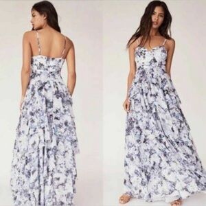 Fame and Partners x Free People Floral Maxi Dress